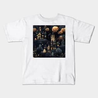 Halloween Decorations 16 - Haunted House Kids T-Shirt